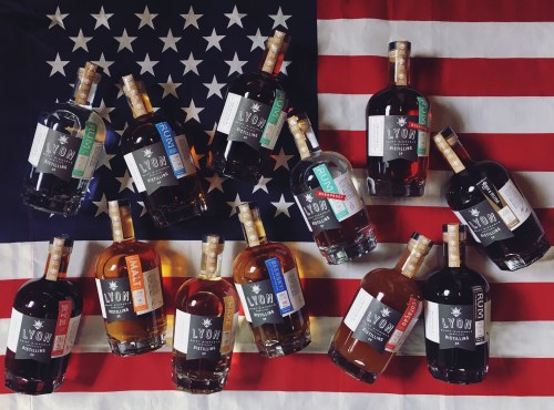 Lyon Distilling Company American Rum & Whiskey